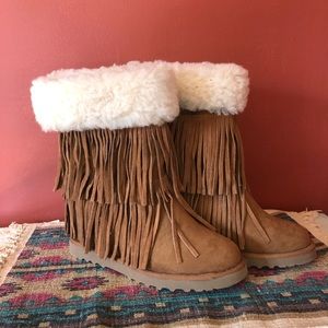 Madden Girl Fringe Boots